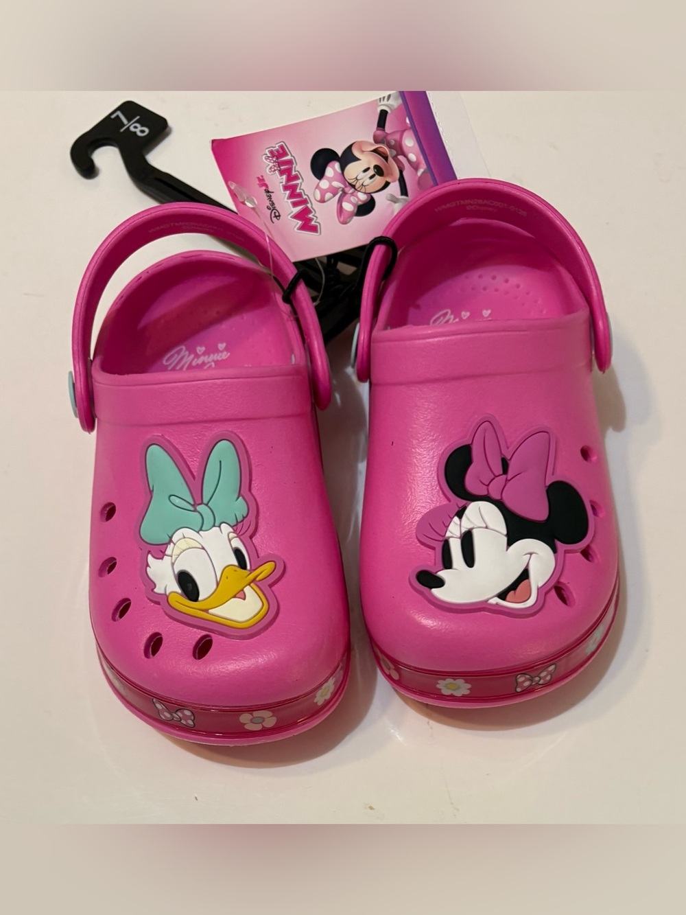 Disney Minnie Mouse Daisy Duck Clog Adjustable Strap Girls Kids
Sandal Size 7-8